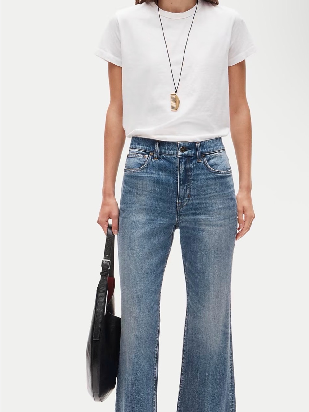 J.Crew Charley Kickout Crop High Rise Jeans Size 28 NWT